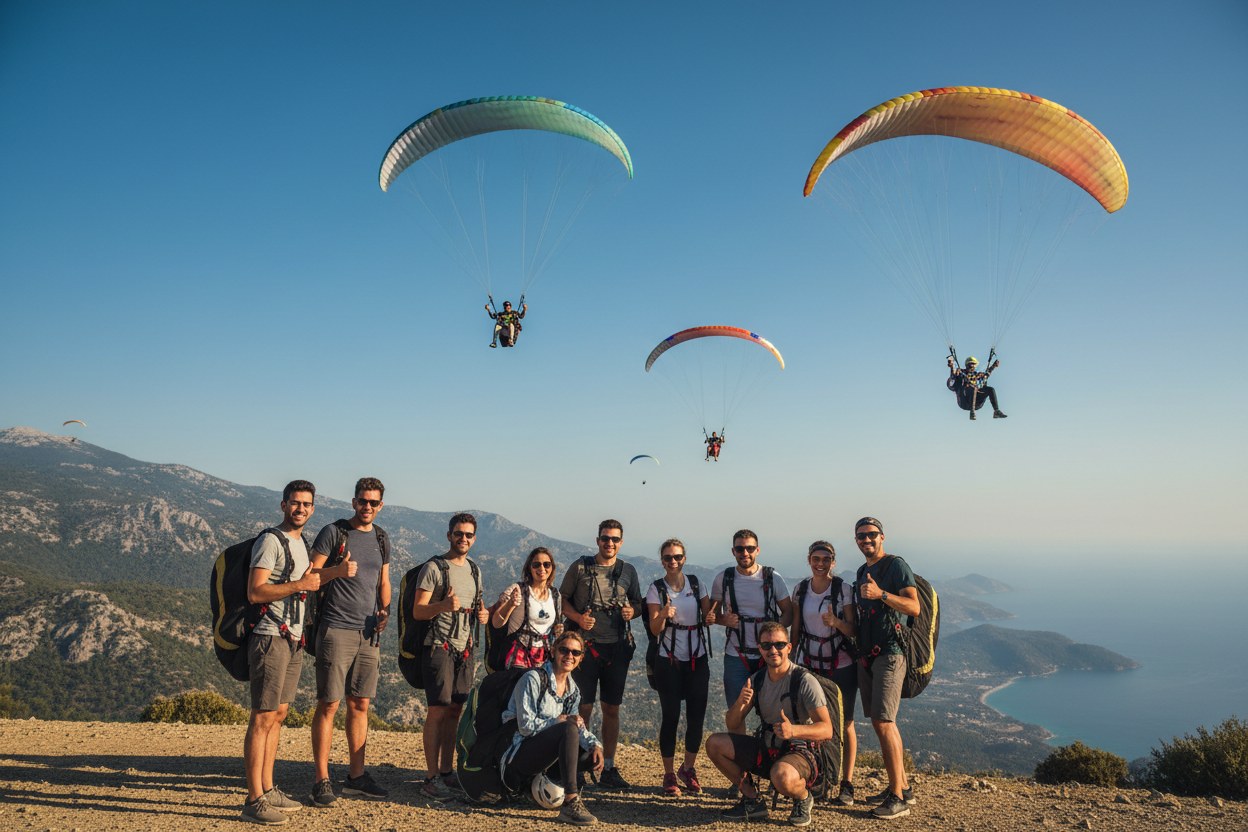 10 kişilik grup uçuş paketi